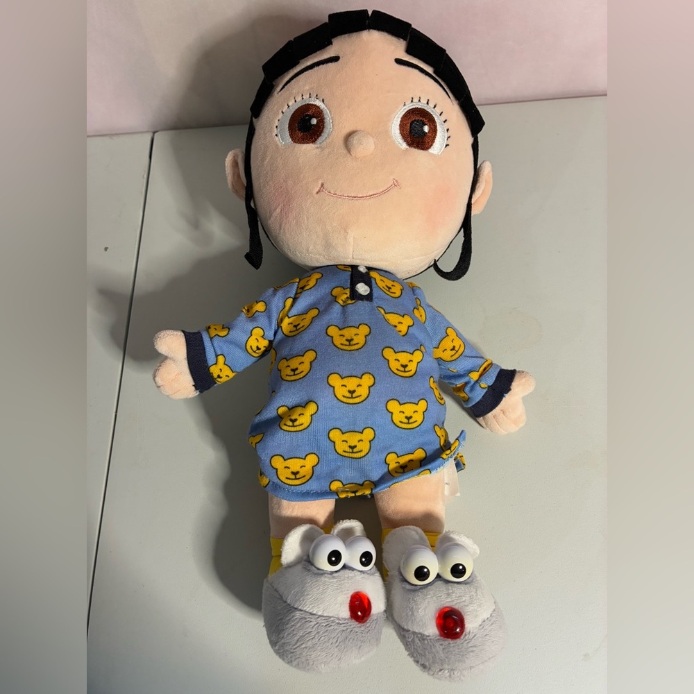 Despicable Me 2 Agnes Talking Light Up Bedtime Plush Doll Universal Studios